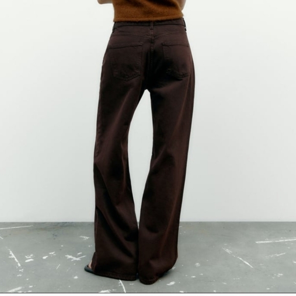 Zara TRF WIDE LEG JEANS - Picture 2 of 11